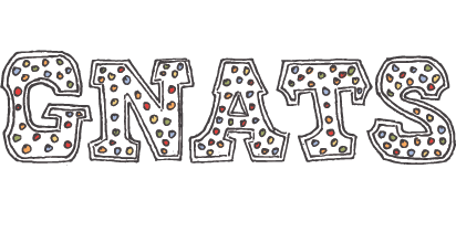 gnats logo white